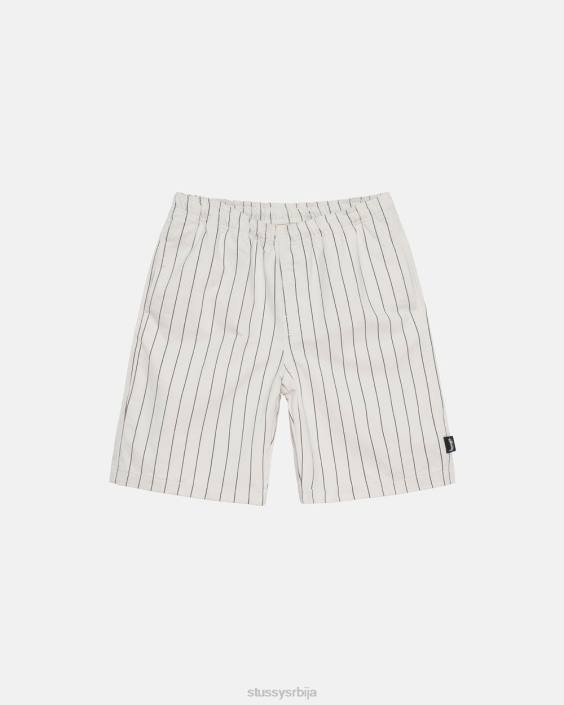 STUSSY кратке хлаче кост штампана пруга унисек брушена плажа кратка L64B275