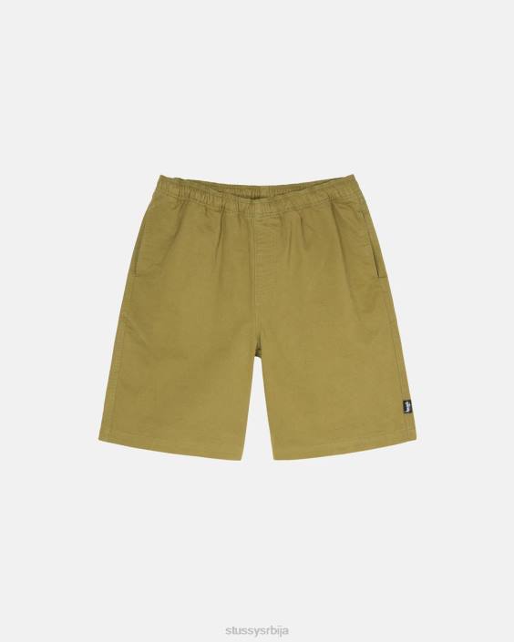 STUSSY кратке хлаче светла маслина унисек брушена плажа кратка L64B285
