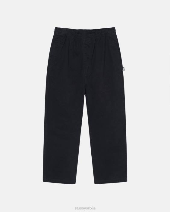 STUSSY панталоне црн унисек брушене панталоне за плажу L64B314