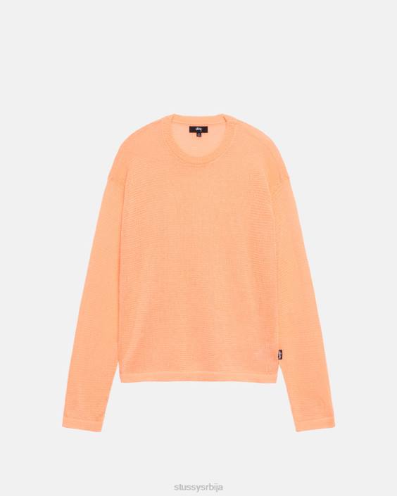 STUSSY плетива наранџаста унисек џемпер осетљив на светлост L64B247
