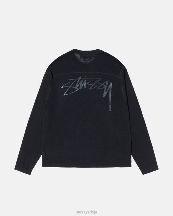 STUSSY плетива црн унисек лака фудбалска посада L64B251