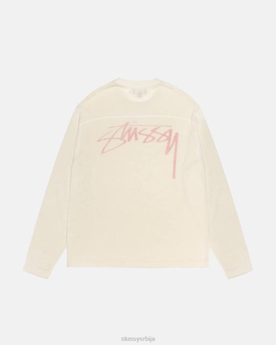 STUSSY плетива кост унисек лака фудбалска посада L64B253