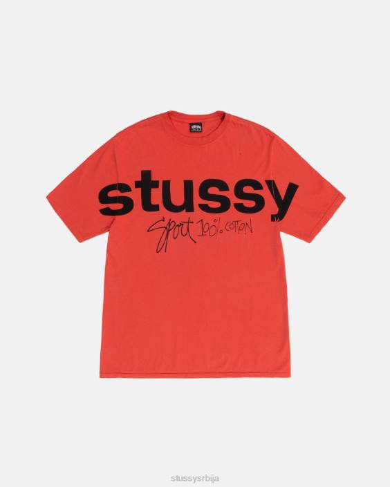 STUSSY теес парадајз унисек спорт 100% пигмент обојена мајица L64B36