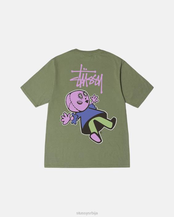 STUSSY теес артичока унисек доллие пигмент диед мајица L64B39