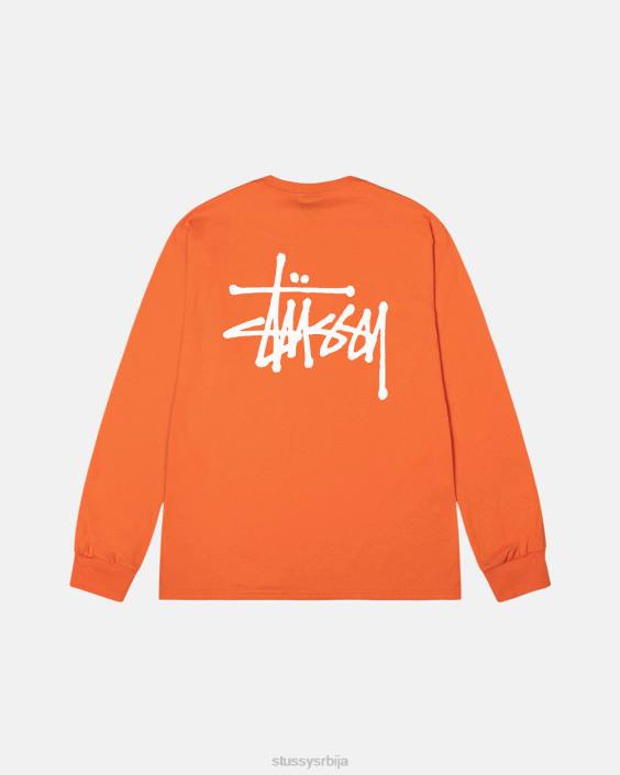STUSSY теес корал унисек основни лс тее L64B61