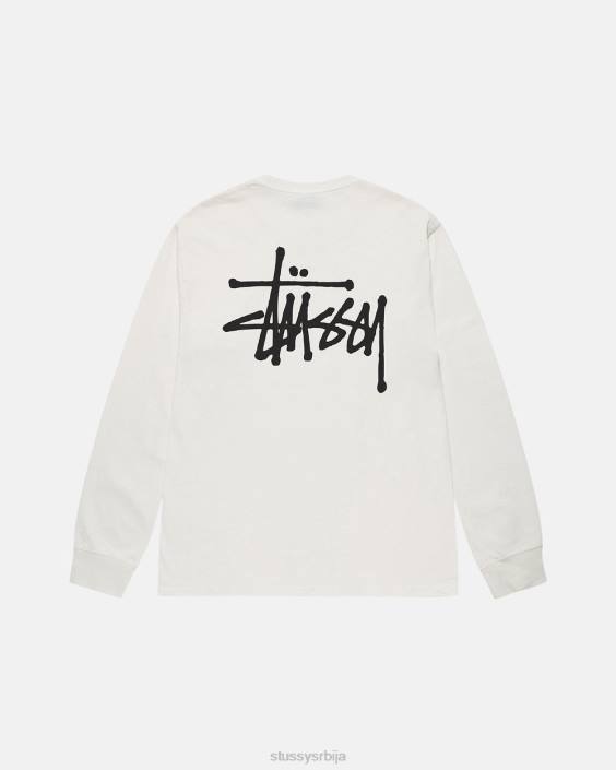 STUSSY теес природним унисек основни пигмент обојен лс тее L64B63