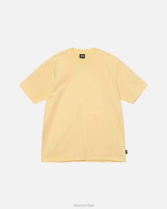 STUSSY теес лт. жута унисек тешка посада обојена пигментом L64B69