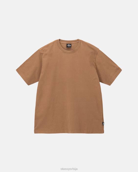 STUSSY теес браон унисек тешка посада обојена пигментом L64B73