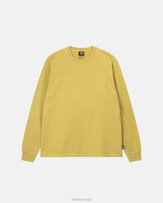STUSSY теес сенф унисек тешки пигмент обојен лс посада L64B86