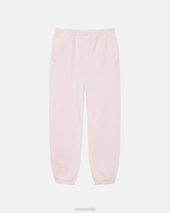 STUSSY зноји се лт. розе унисек прекомерно обојена тренирка са логотипом L64B130