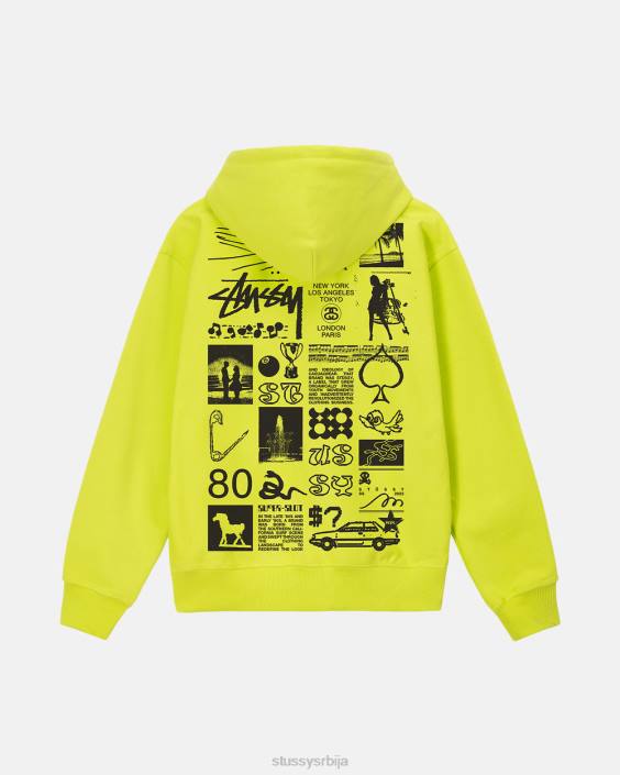 STUSSY зноји се кеилиме унисек сара зип дуксерица L64B168