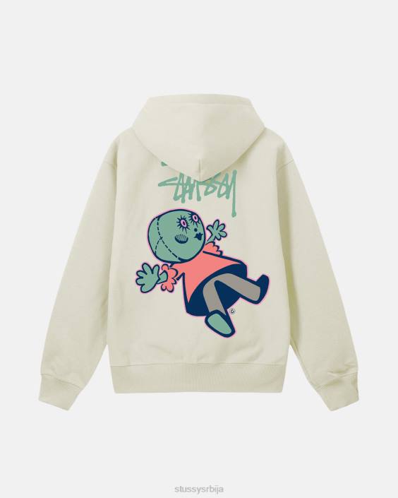 STUSSY зноји се камен унисек доллие зип хоодие L64B170
