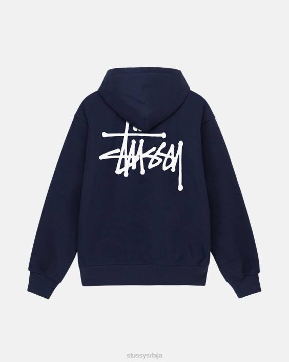 STUSSY зноји се морнарица унисек основна дуксерица L64B197