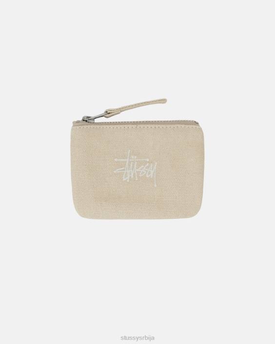 STUSSY други природним унисек платнена торбица за новчиће L64B446