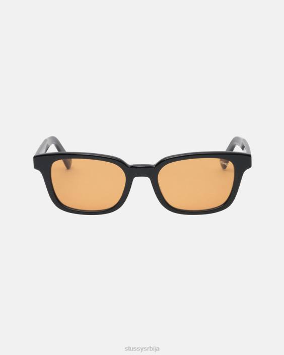 STUSSY наочаре црно/ћилибар унисек овен наочаре за сунце L64B476