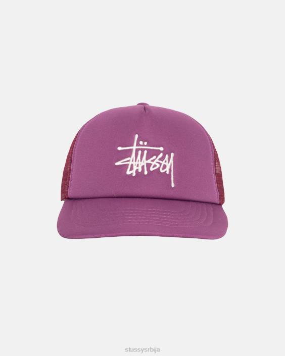 STUSSY покривала за главу шљива унисек велика основна камионска капа L64B374