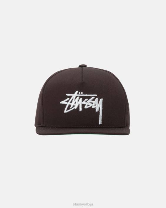 STUSSY покривала за главу браон унисек велика залиха крунска капа L64B406